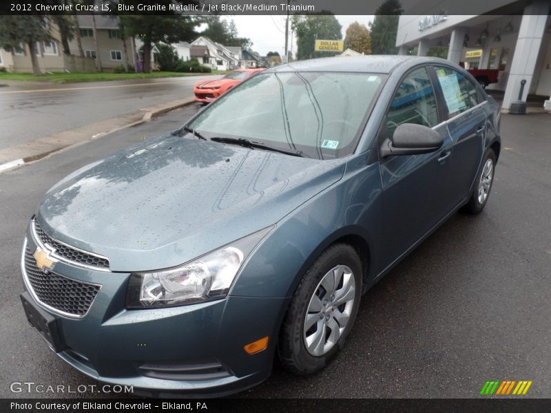 Blue Granite Metallic / Jet Black/Medium Titanium 2012 Chevrolet Cruze LS