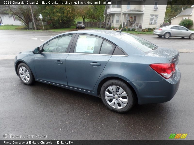 Blue Granite Metallic / Jet Black/Medium Titanium 2012 Chevrolet Cruze LS