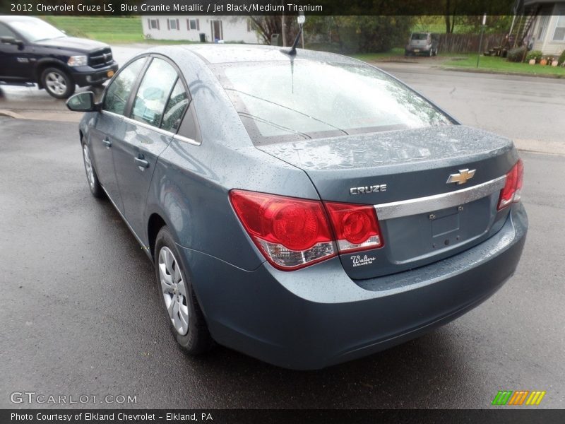 Blue Granite Metallic / Jet Black/Medium Titanium 2012 Chevrolet Cruze LS