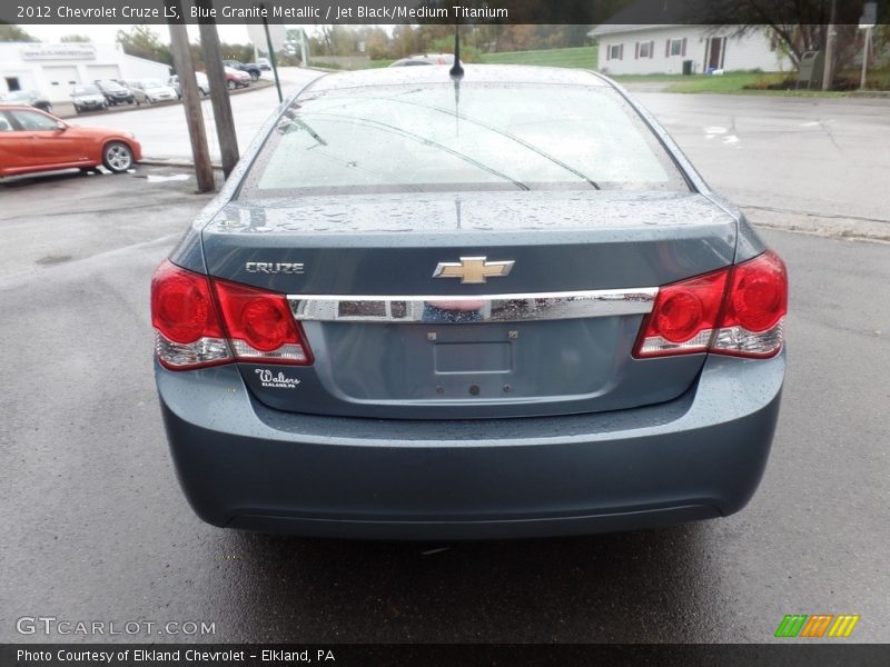 Blue Granite Metallic / Jet Black/Medium Titanium 2012 Chevrolet Cruze LS