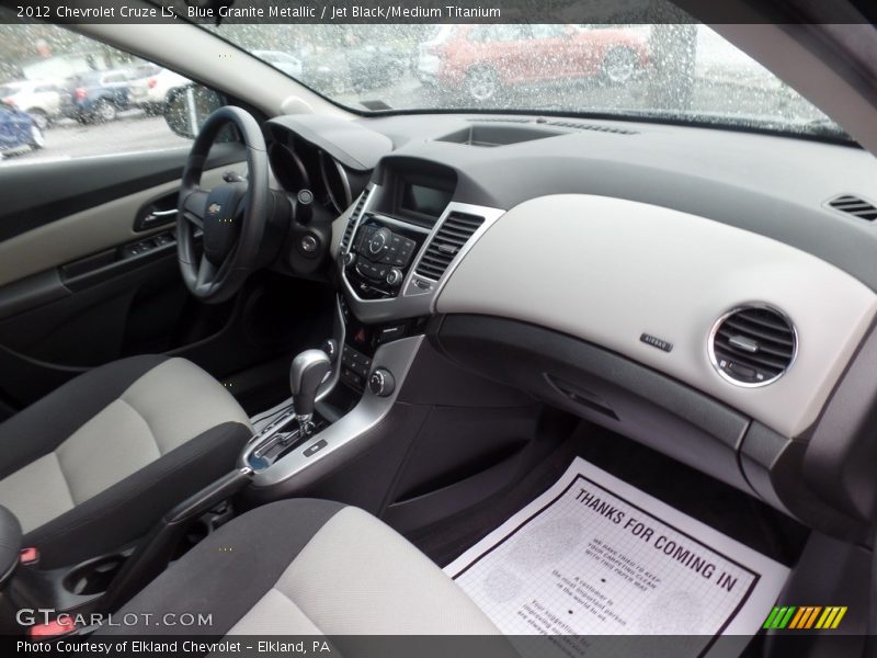 Blue Granite Metallic / Jet Black/Medium Titanium 2012 Chevrolet Cruze LS