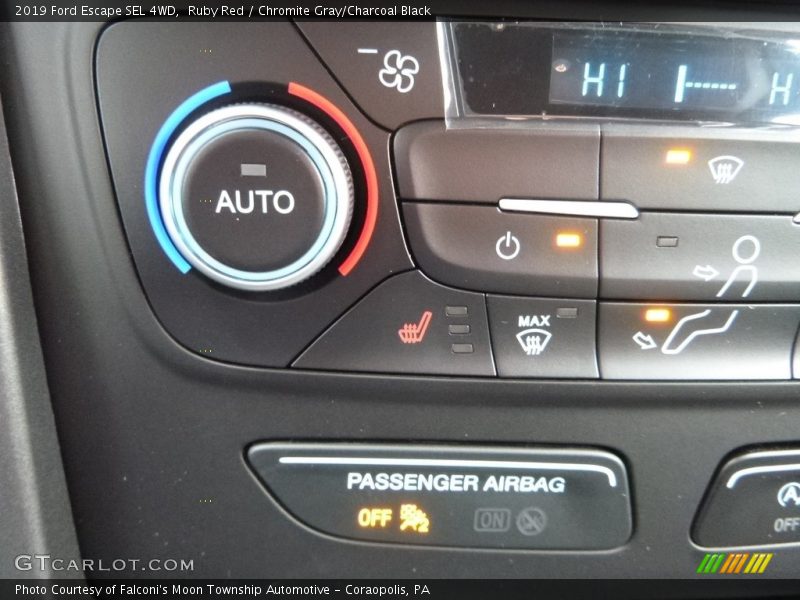 Controls of 2019 Escape SEL 4WD