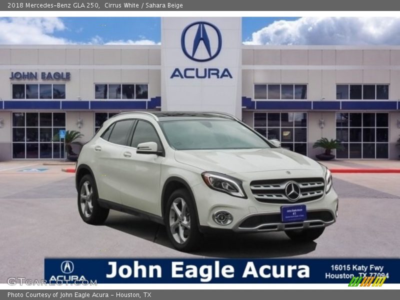 Cirrus White / Sahara Beige 2018 Mercedes-Benz GLA 250
