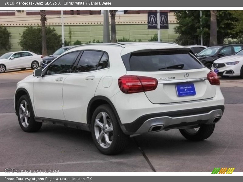 Cirrus White / Sahara Beige 2018 Mercedes-Benz GLA 250