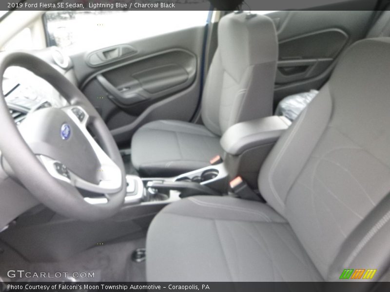Front Seat of 2019 Fiesta SE Sedan