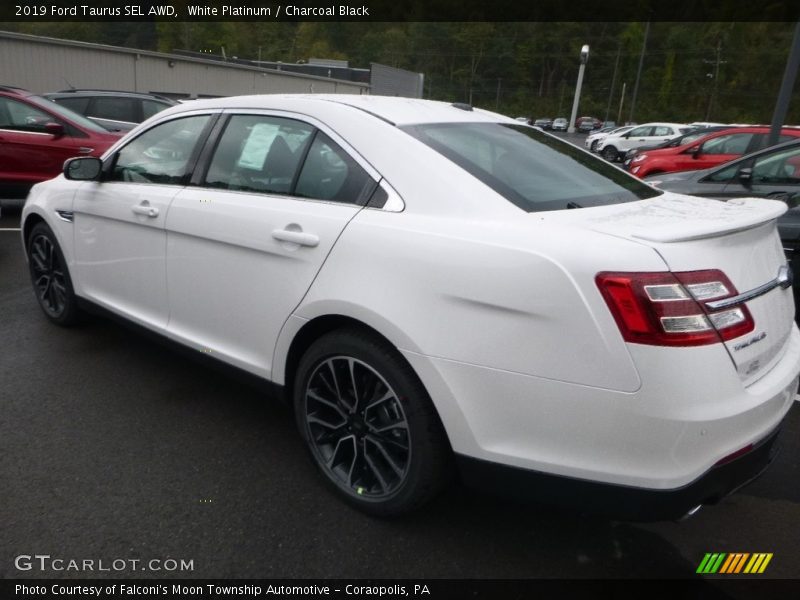  2019 Taurus SEL AWD White Platinum