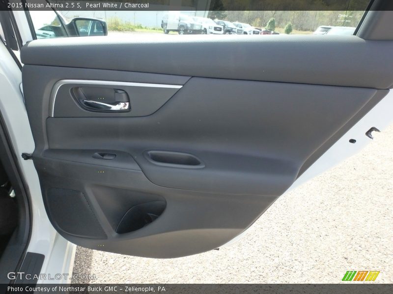 Pearl White / Charcoal 2015 Nissan Altima 2.5 S