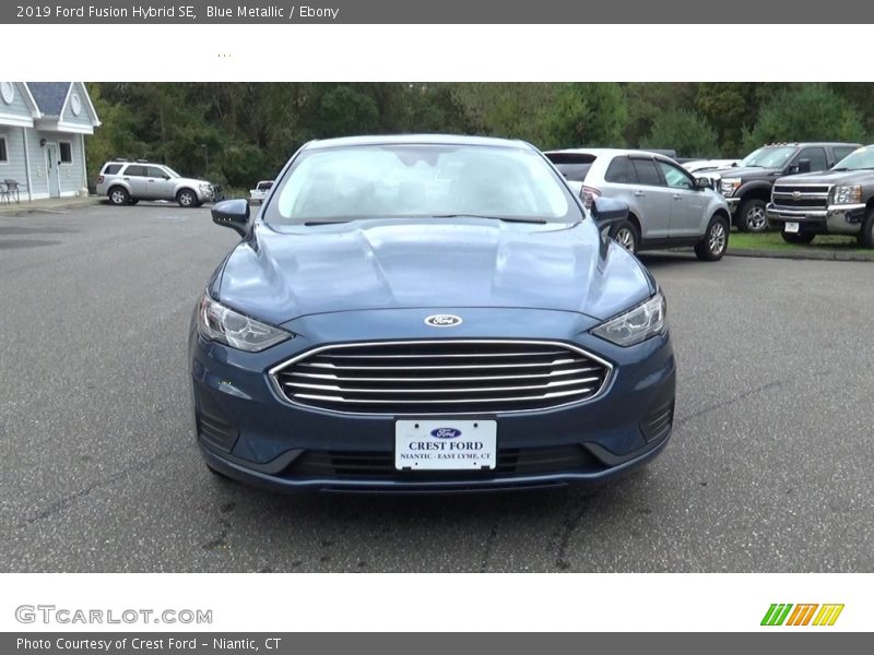 Blue Metallic / Ebony 2019 Ford Fusion Hybrid SE