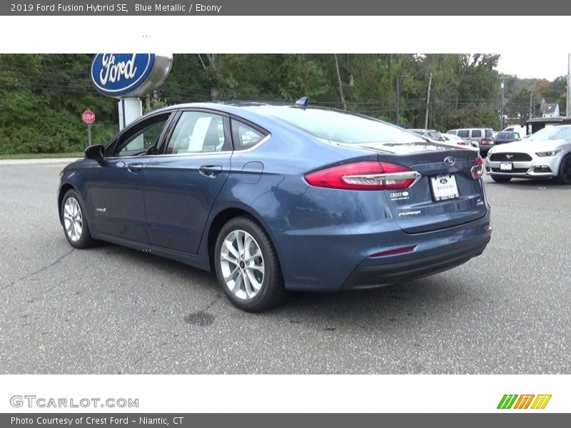 Blue Metallic / Ebony 2019 Ford Fusion Hybrid SE