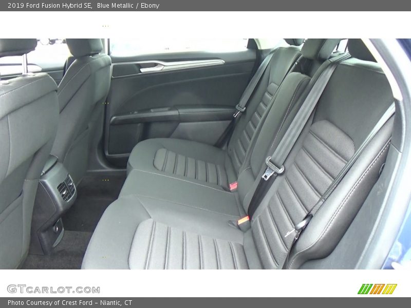 Rear Seat of 2019 Fusion Hybrid SE