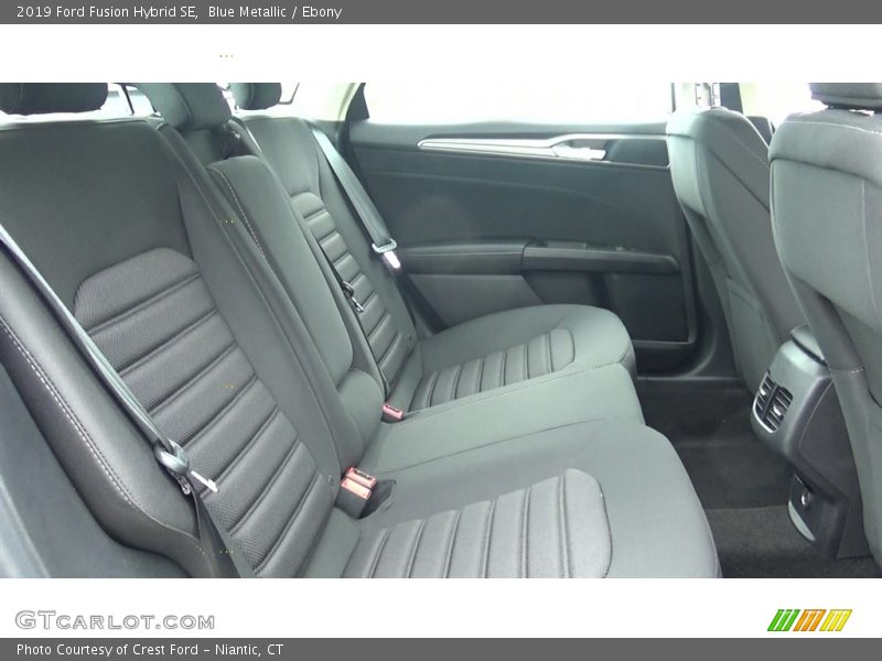 Rear Seat of 2019 Fusion Hybrid SE