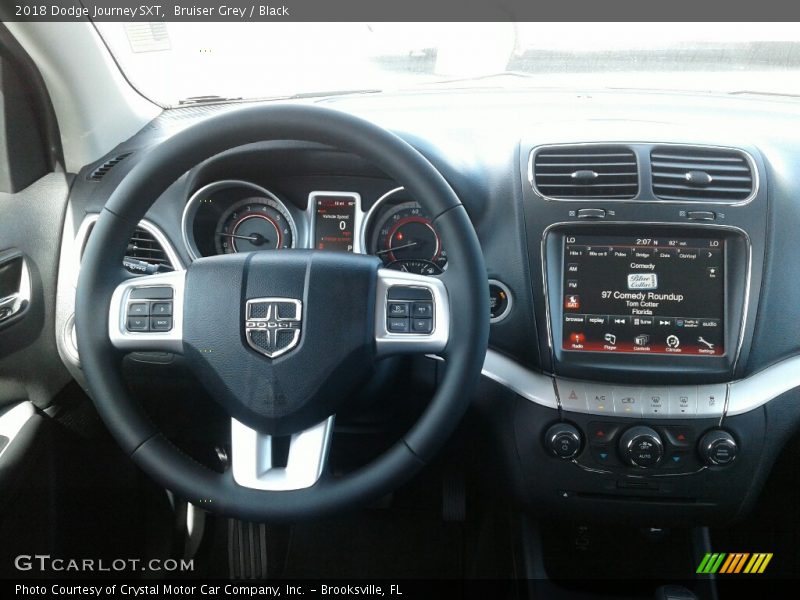 Bruiser Grey / Black 2018 Dodge Journey SXT