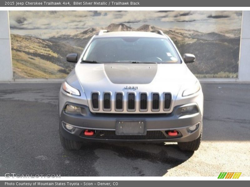 Billet Silver Metallic / Trailhawk Black 2015 Jeep Cherokee Trailhawk 4x4