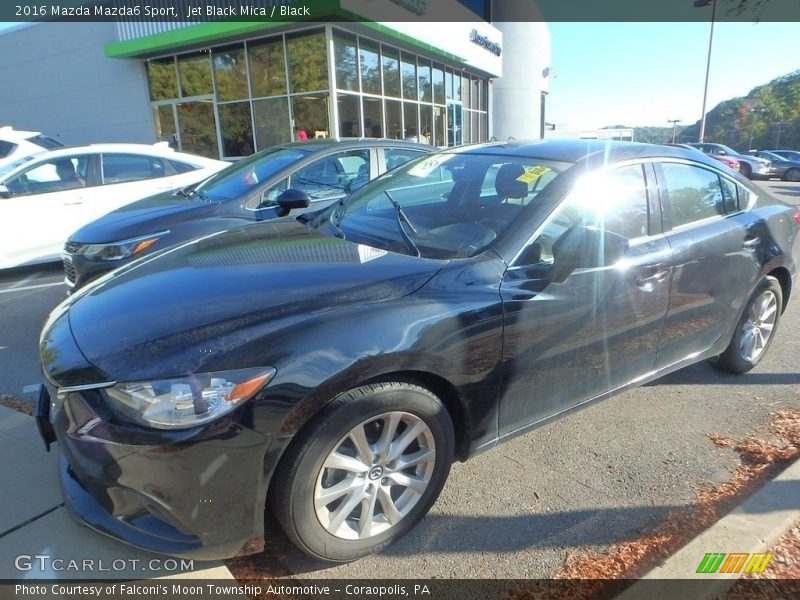 Jet Black Mica / Black 2016 Mazda Mazda6 Sport