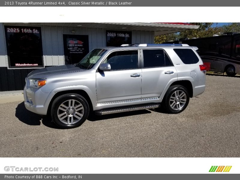 Classic Silver Metallic / Black Leather 2013 Toyota 4Runner Limited 4x4