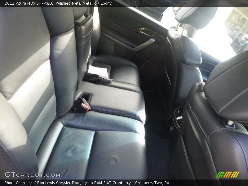 Polished Metal Metallic / Ebony 2012 Acura MDX SH-AWD