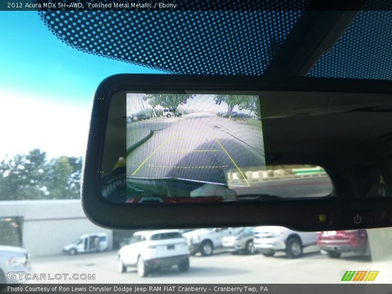Polished Metal Metallic / Ebony 2012 Acura MDX SH-AWD