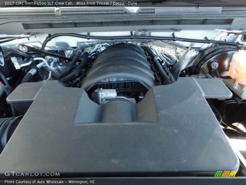 White Frost Tricoat / Cocoa/­Dune 2017 GMC Sierra 1500 SLT Crew Cab