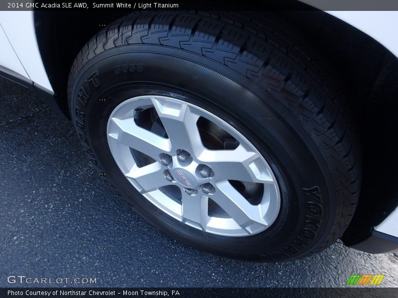 Summit White / Light Titanium 2014 GMC Acadia SLE AWD