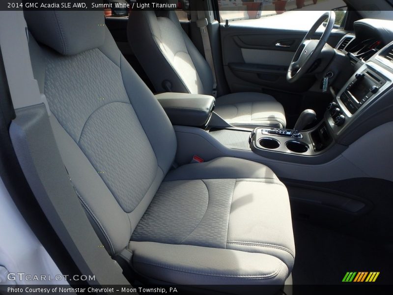 Summit White / Light Titanium 2014 GMC Acadia SLE AWD