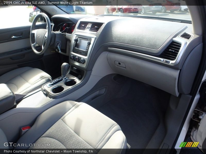 Summit White / Light Titanium 2014 GMC Acadia SLE AWD
