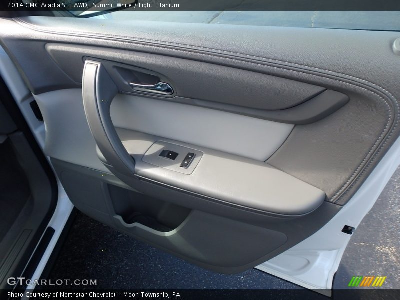 Summit White / Light Titanium 2014 GMC Acadia SLE AWD