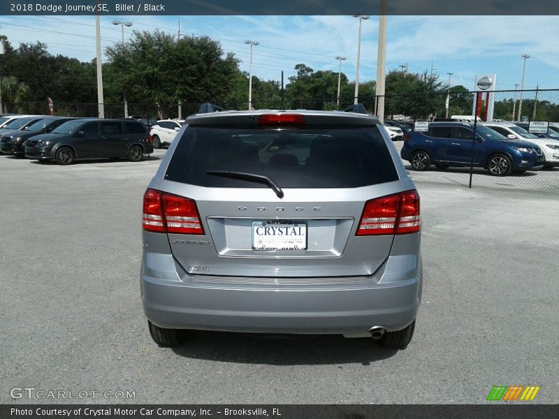 Billet / Black 2018 Dodge Journey SE