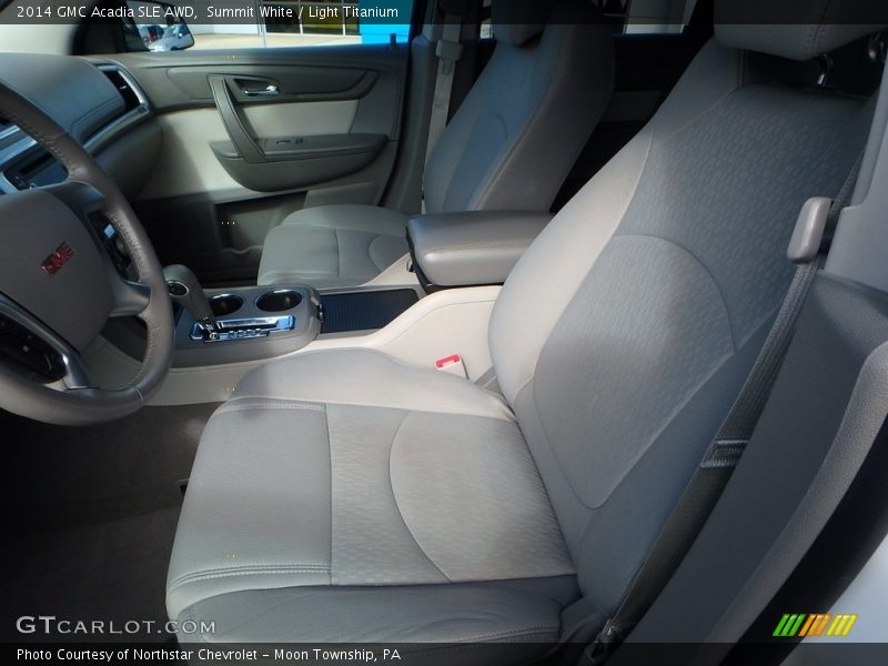 Summit White / Light Titanium 2014 GMC Acadia SLE AWD