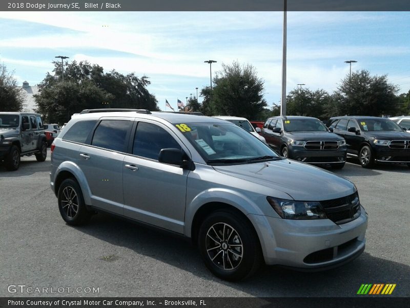 Billet / Black 2018 Dodge Journey SE