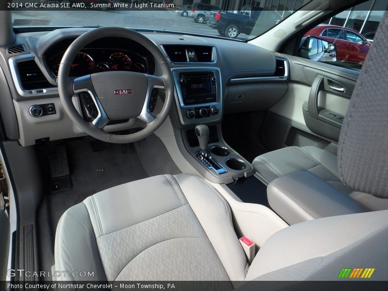 Summit White / Light Titanium 2014 GMC Acadia SLE AWD