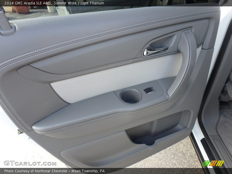 Summit White / Light Titanium 2014 GMC Acadia SLE AWD