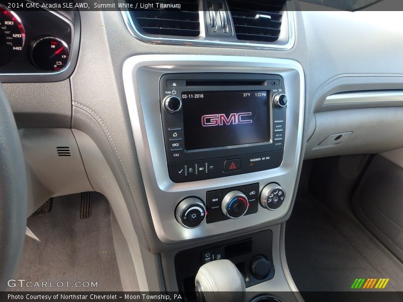Summit White / Light Titanium 2014 GMC Acadia SLE AWD