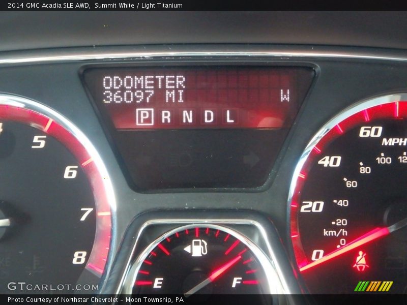 Summit White / Light Titanium 2014 GMC Acadia SLE AWD