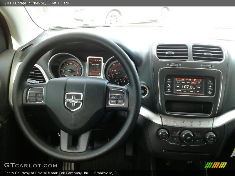 Billet / Black 2018 Dodge Journey SE