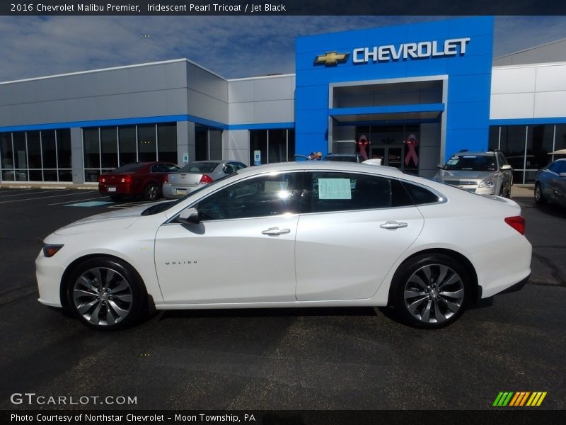 Iridescent Pearl Tricoat / Jet Black 2016 Chevrolet Malibu Premier