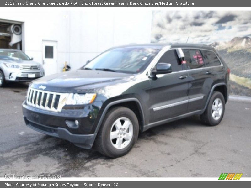 Black Forest Green Pearl / Dark Graystone/Medium Graystone 2013 Jeep Grand Cherokee Laredo 4x4