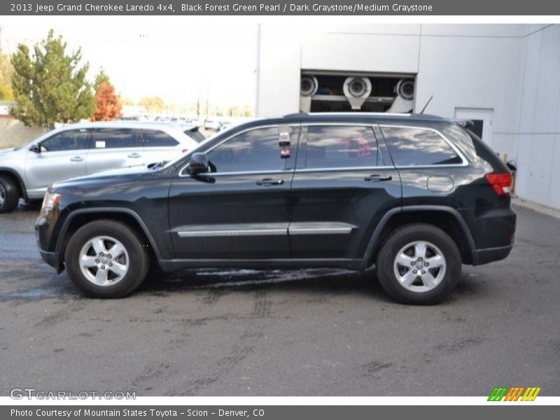 Black Forest Green Pearl / Dark Graystone/Medium Graystone 2013 Jeep Grand Cherokee Laredo 4x4