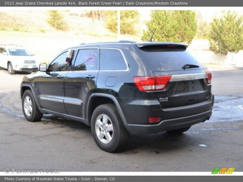 Black Forest Green Pearl / Dark Graystone/Medium Graystone 2013 Jeep Grand Cherokee Laredo 4x4