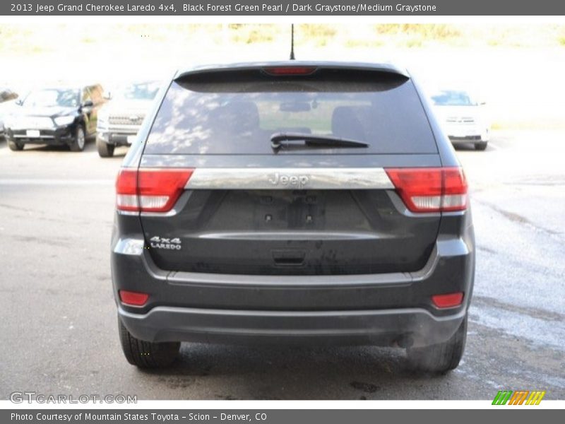 Black Forest Green Pearl / Dark Graystone/Medium Graystone 2013 Jeep Grand Cherokee Laredo 4x4