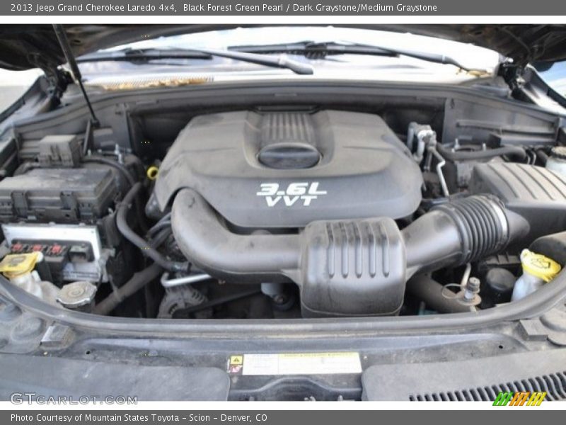 Black Forest Green Pearl / Dark Graystone/Medium Graystone 2013 Jeep Grand Cherokee Laredo 4x4