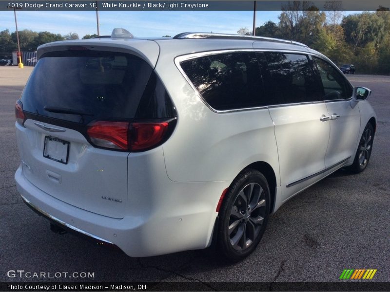 White Knuckle / Black/Light Graystone 2019 Dodge Grand Caravan SE