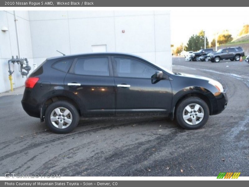 Wicked Black / Black 2010 Nissan Rogue S AWD