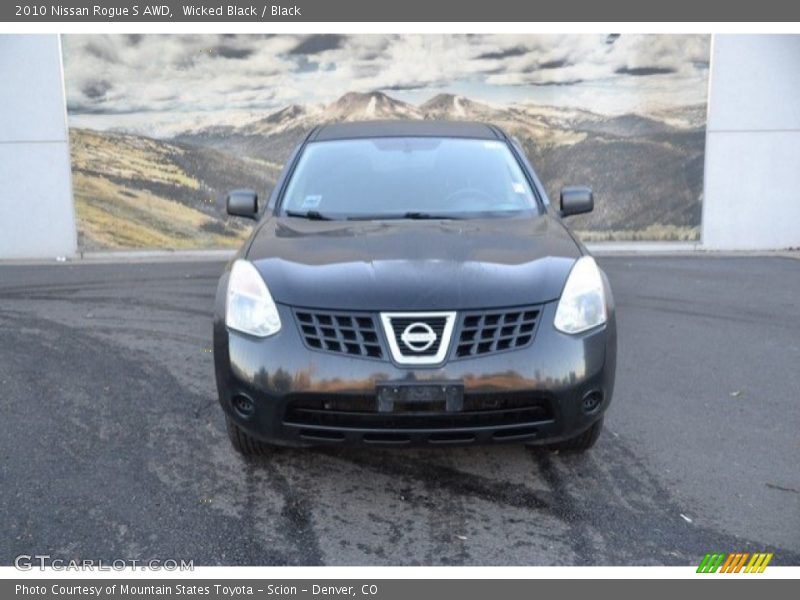 Wicked Black / Black 2010 Nissan Rogue S AWD