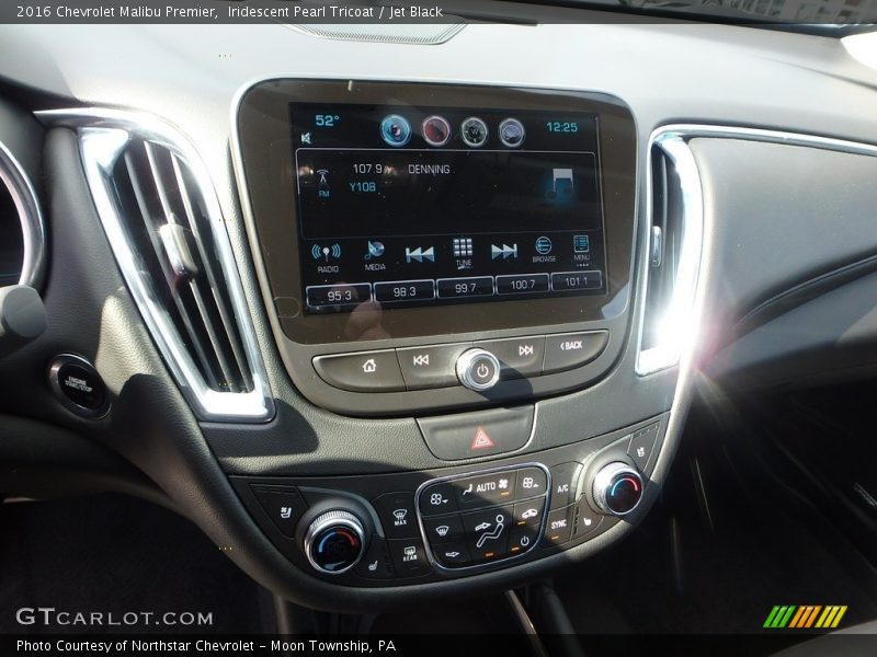 Iridescent Pearl Tricoat / Jet Black 2016 Chevrolet Malibu Premier