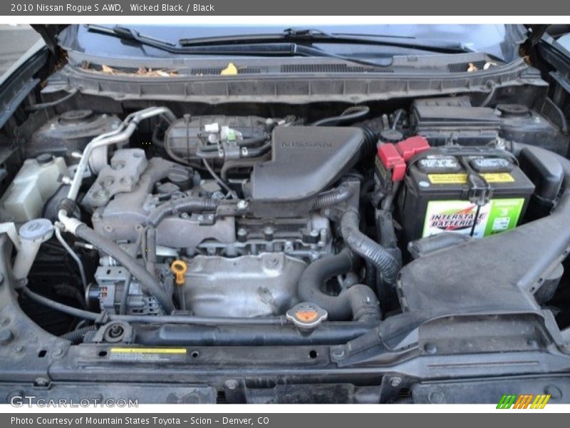 Wicked Black / Black 2010 Nissan Rogue S AWD