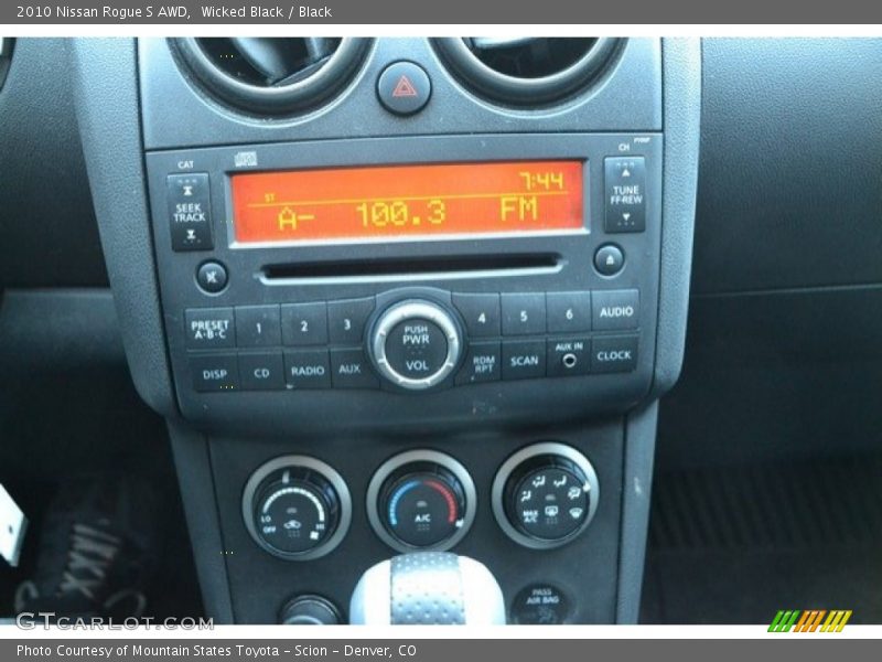 Wicked Black / Black 2010 Nissan Rogue S AWD