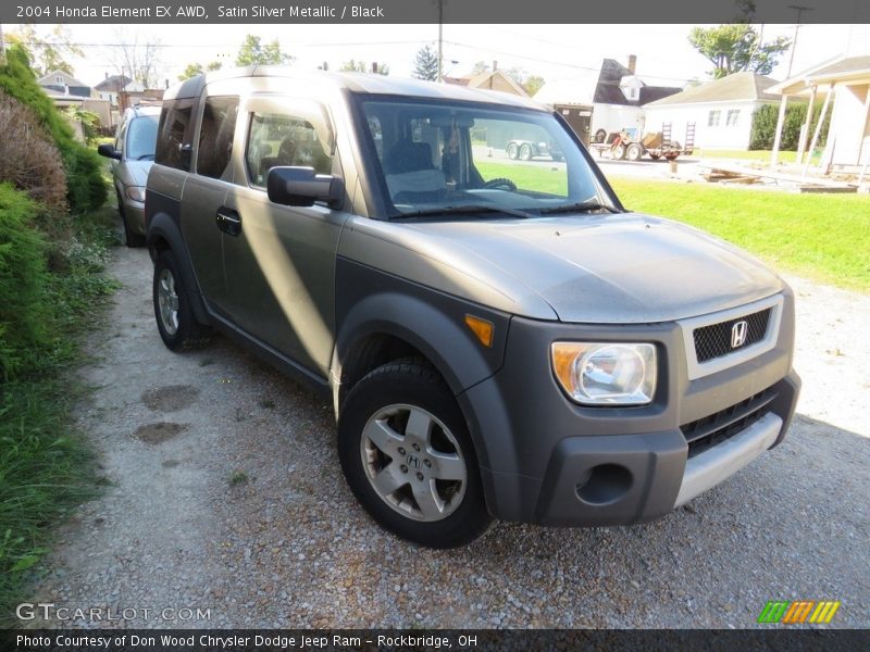 Satin Silver Metallic / Black 2004 Honda Element EX AWD
