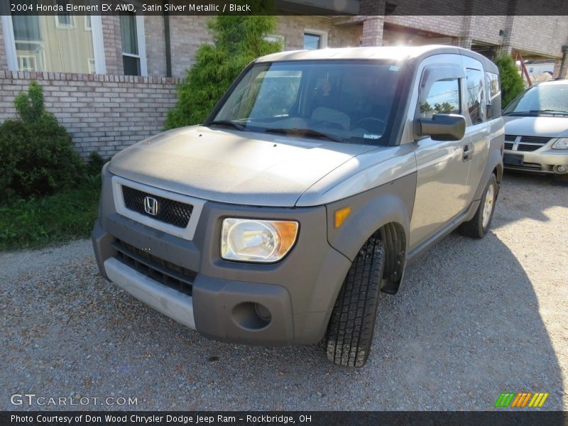 Satin Silver Metallic / Black 2004 Honda Element EX AWD