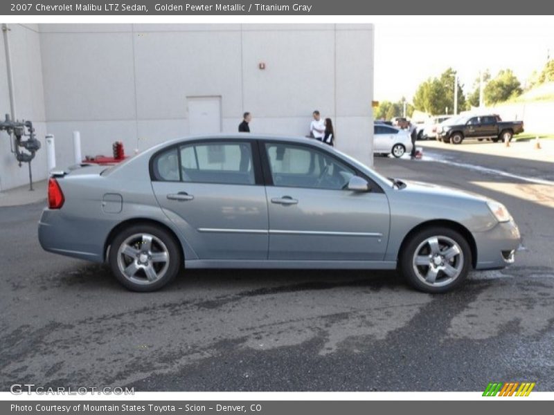 Golden Pewter Metallic / Titanium Gray 2007 Chevrolet Malibu LTZ Sedan