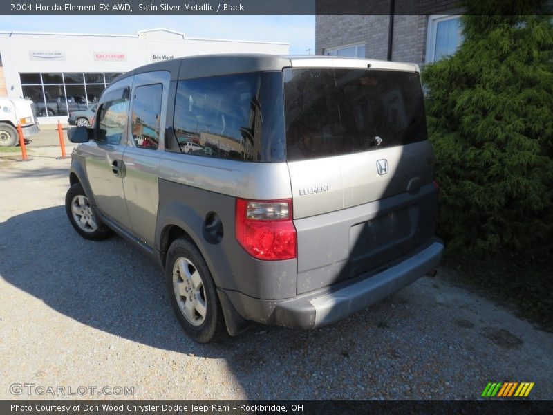 Satin Silver Metallic / Black 2004 Honda Element EX AWD
